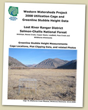 Lost River Ranger District Monitoring - 2008